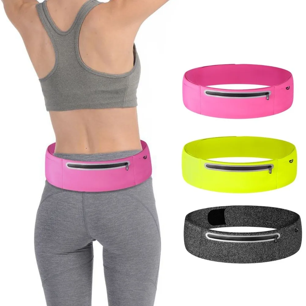 

Ультратонкая спортивная поясная сумка для телефона, высокоэластичная, плотно прилегающая, для бега, с большой вместимостью, легкая, спортивная сумка для телефона.