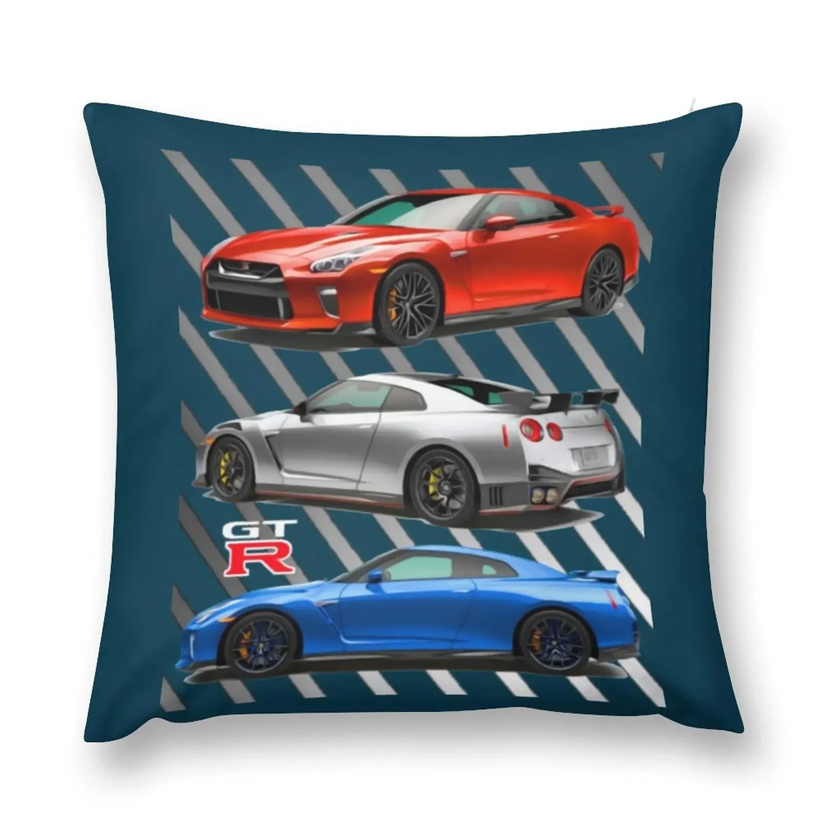 GTR All Type Throw Pillow Pillow Decor covers for pillows Anime pillow