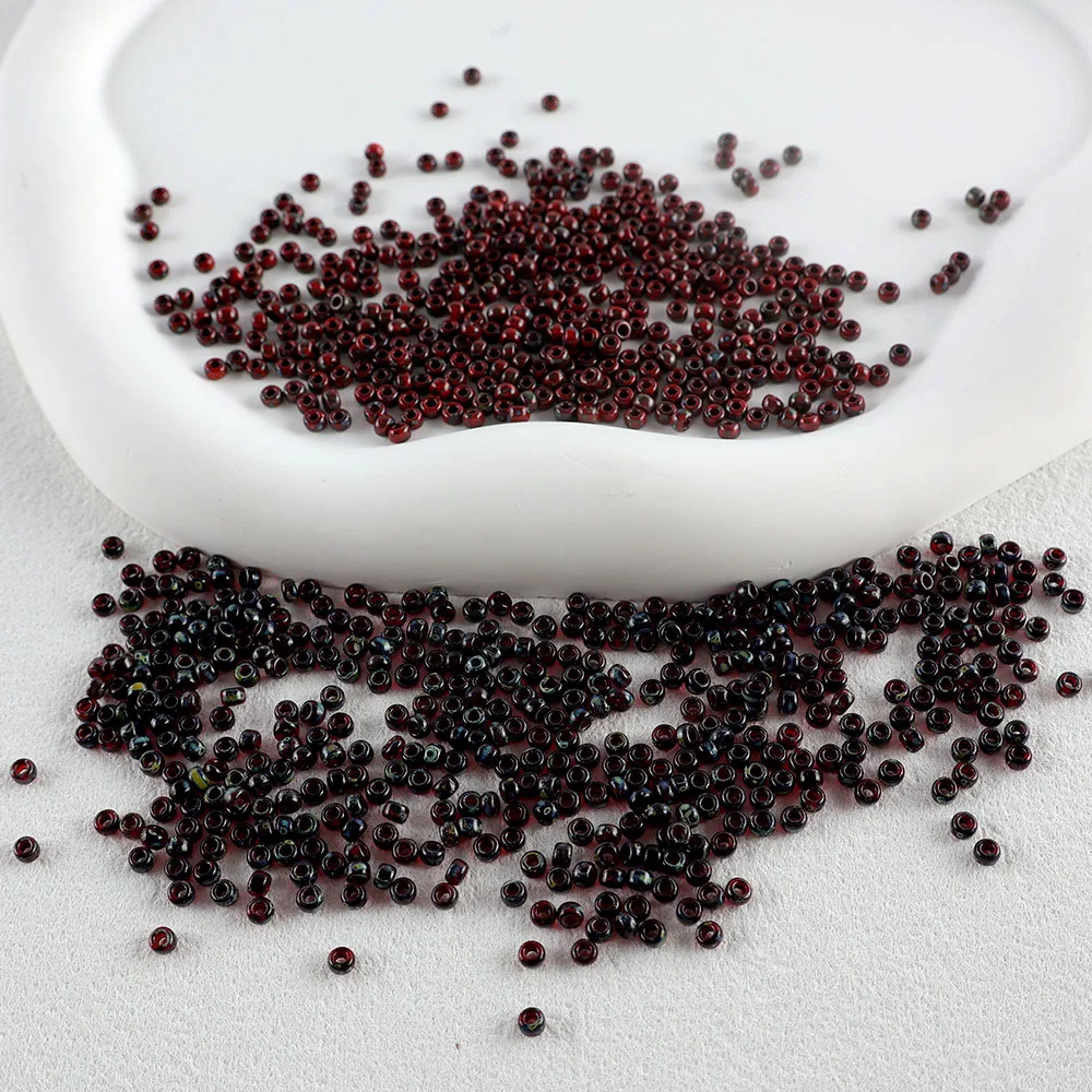 10g Japanese Imported Round Rocailles Picasso Series 8/0 Round Beads Jewelry Accessories, Used for All Kinds of DIY Handmade