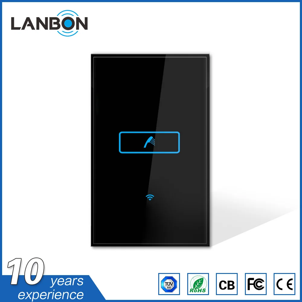 Lanbon Smart Home WiFi Remote Touch Schalter Smart Warmwasserbereiter Timer Wandschalter Fernbedienung WiFi Kessel Controller