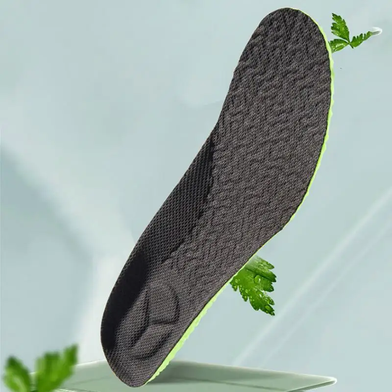 Universal Deodorant Cushioning Sports Stress Reliever Absorb Sweat Wormwood Wear-resistant Insole High Elasticity Comfortable