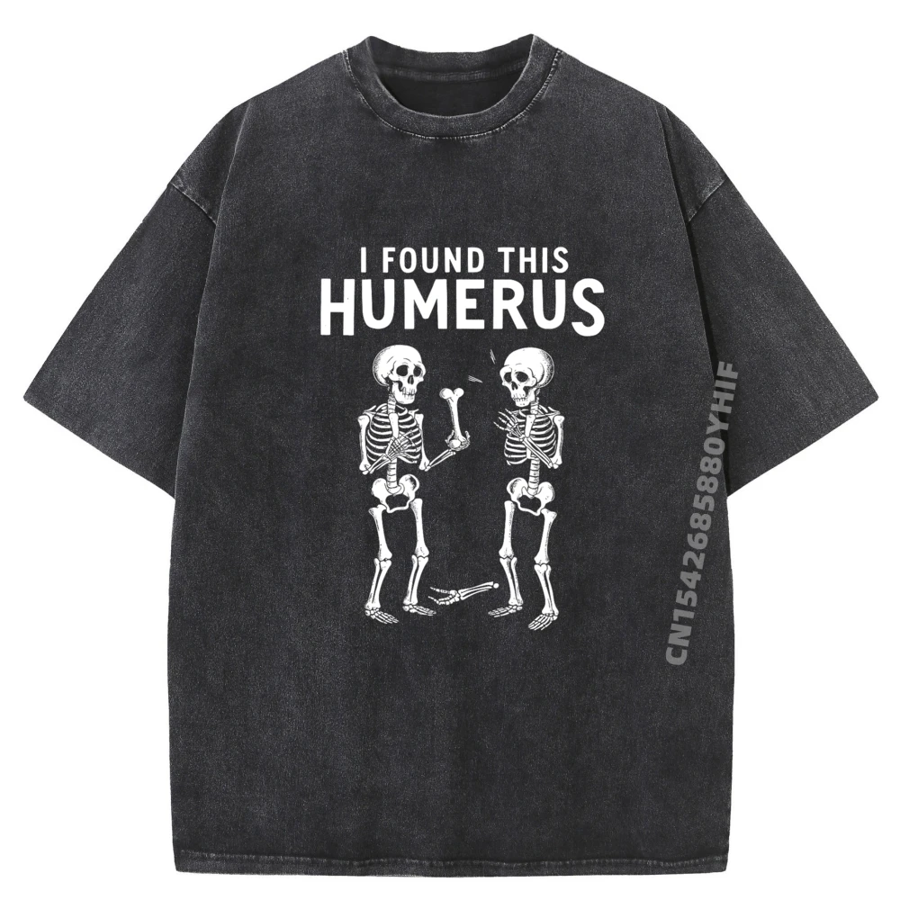 

I Found This Humerus Funny Mens Tops & Tees Graphic T Shirt Mens Oversized Washed Shirt Hip Hop Man Street Printed Tops