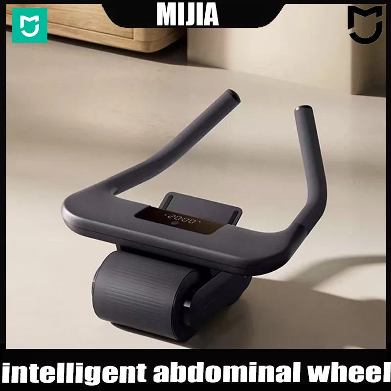 MIJIA Smart Abdominal Wheel Strong Load Bearing Non slip Roller Fitness Training Equipment For Home Gym Connect Mijia App