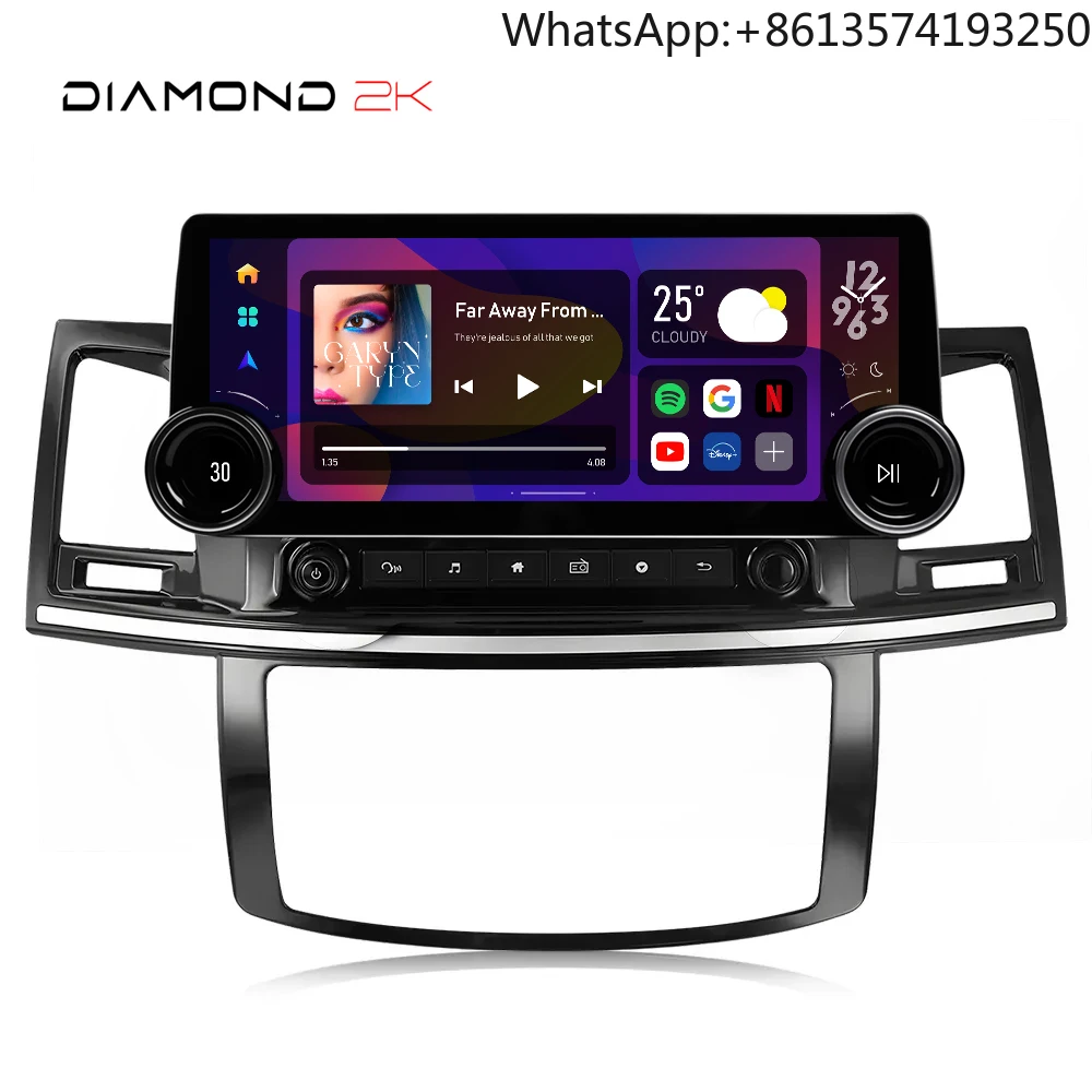 

Diamond X23 12.3 Inch Android Car Stereo 8 Core 4+64G CarPlay/Android Auto/GPS/WIFI/RDS/DSP/IPS for Toyota Hilux 2005-2014 OEM
