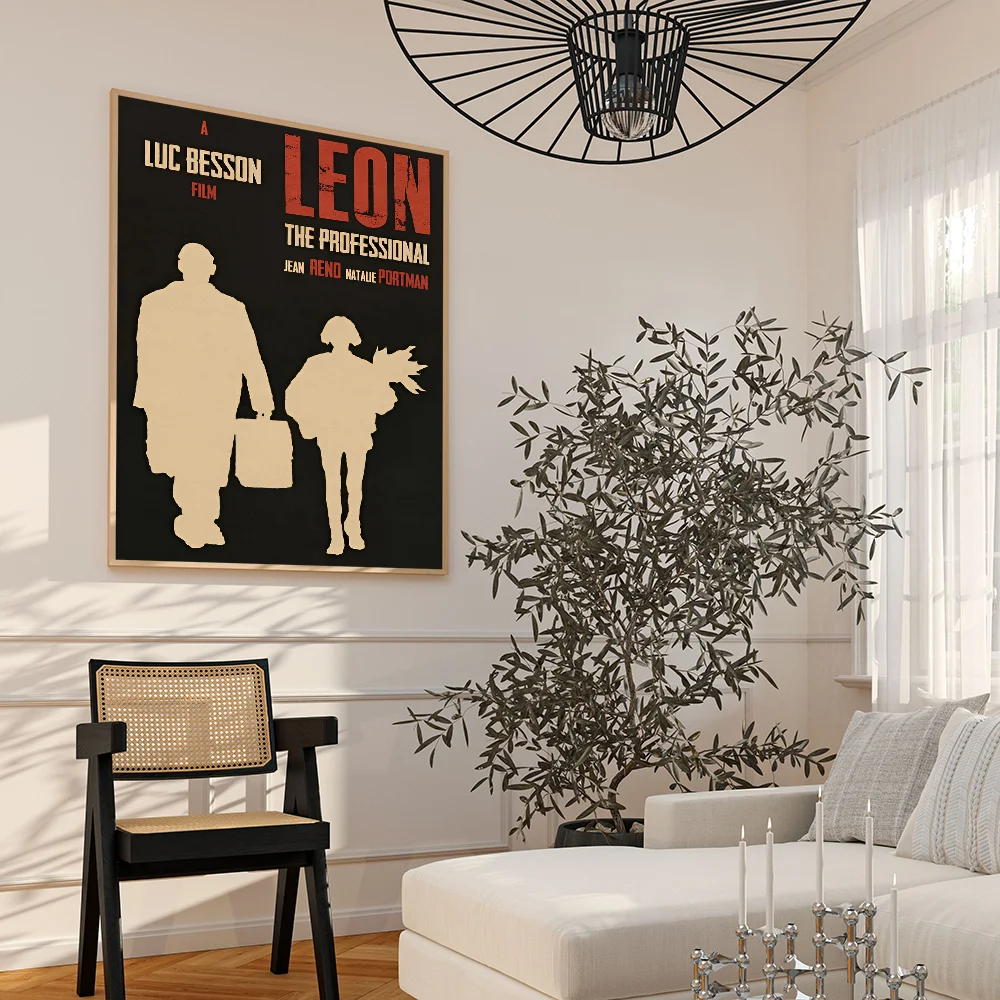 Leon The Professional DIY Sticky Poster Whitepaper Prints Posters Artwork Vintage Decorative Painting
