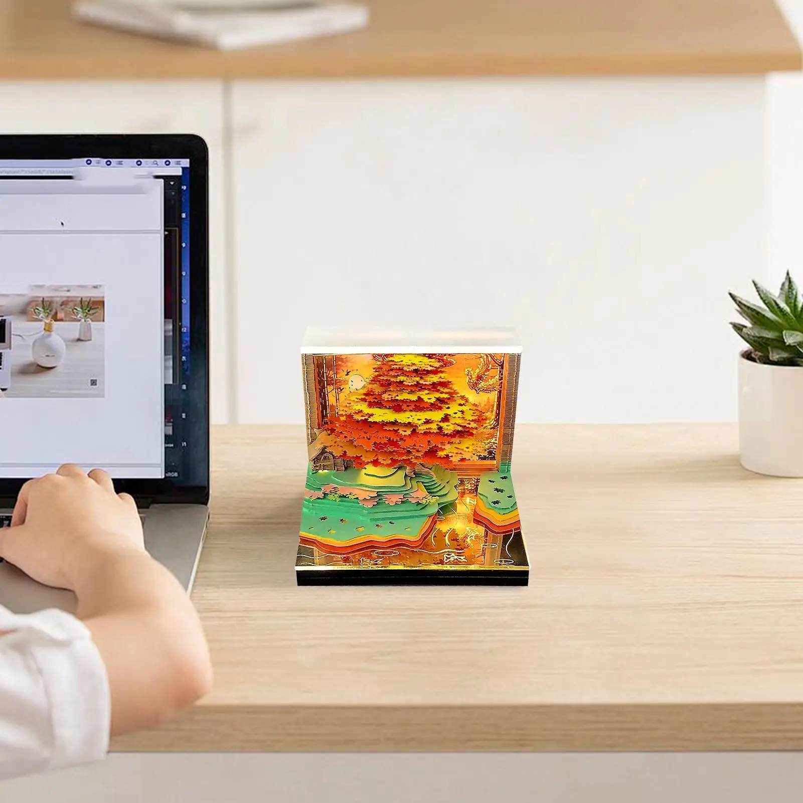 3D 데스크 캘린더 52주 2026 종이 아트 캘린더 일정 플래너 이벤트 추적기 추수감사절 크리스마스 호텔용