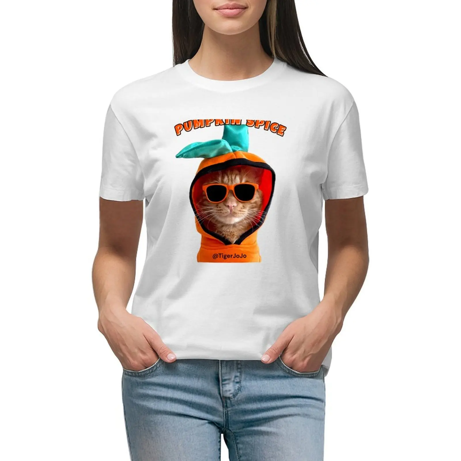 

JoJo Pumpkin Spice Photo T-shirt shirts graphic tees anime clothes Women t shirt