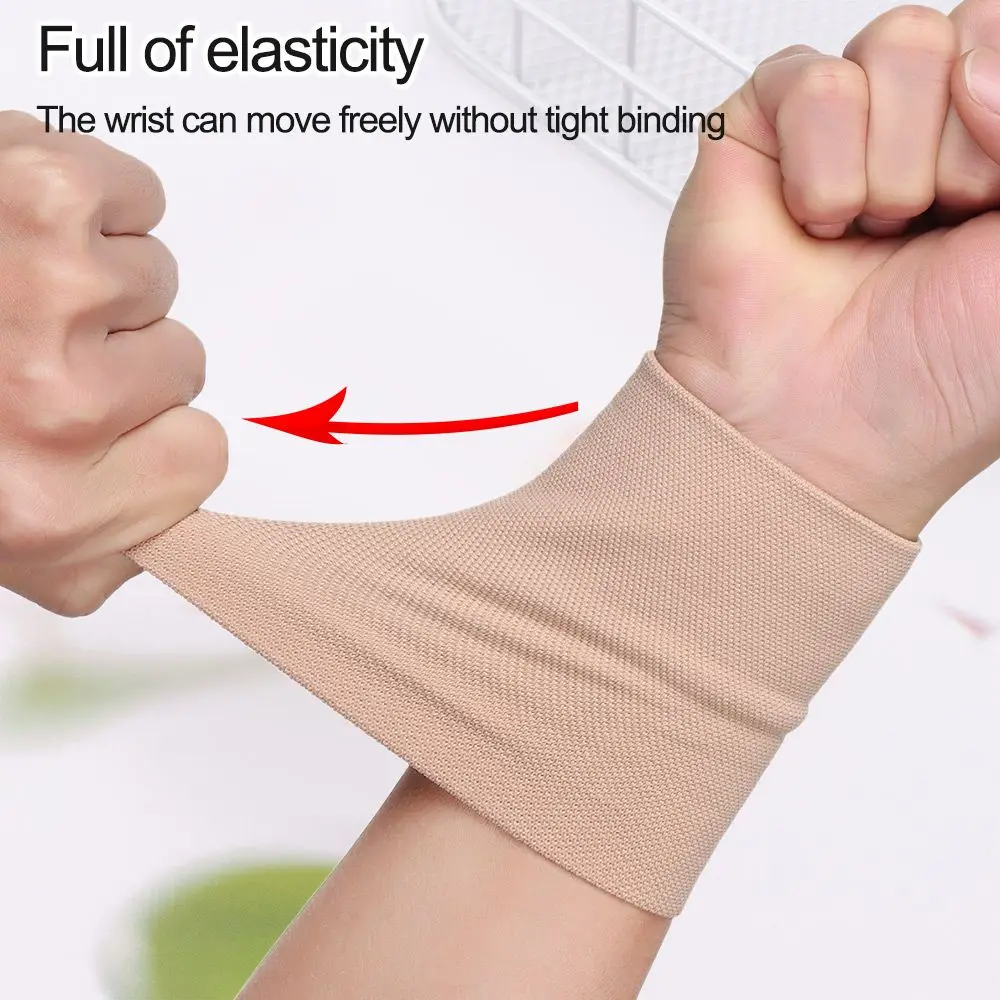 Compression Wrist Wraps Sleeve Elastic Wrist Brace Wrist Supports Sport Wristbands for Men Women Tennis Tendonitis Carpal Tunnel