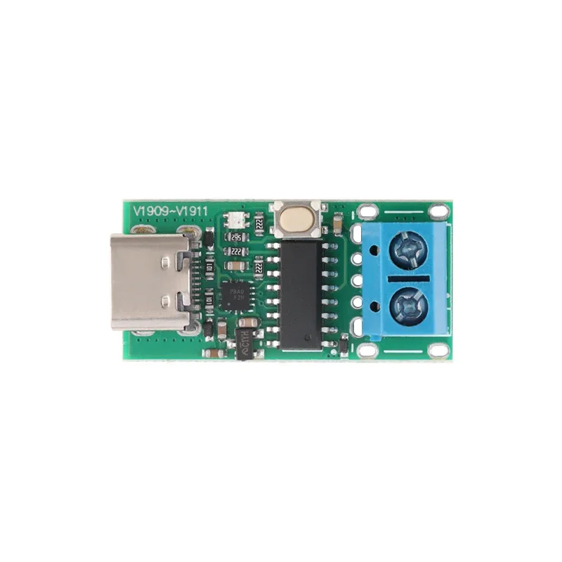 ZY12PDN USB-C PD2.0 3.0 to DC Conversion Tricked Fast Charging Trigger Polling Detector Laptop Power Switch to Type-C