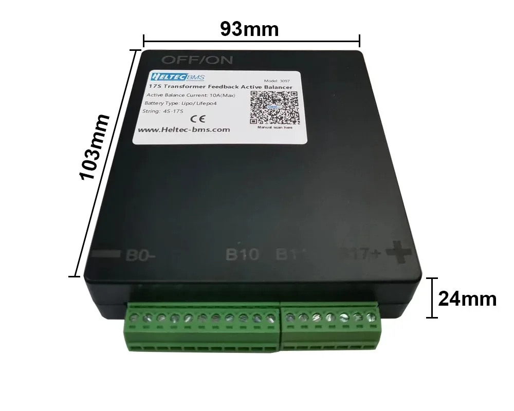 Imagem -06 - Heltec Lifepo4 Balancer Ativo Lifepo4 10a Veículo Elétrico rv Energystorage Bateria de Lítio 4s 8s 165 205bms Equalizer