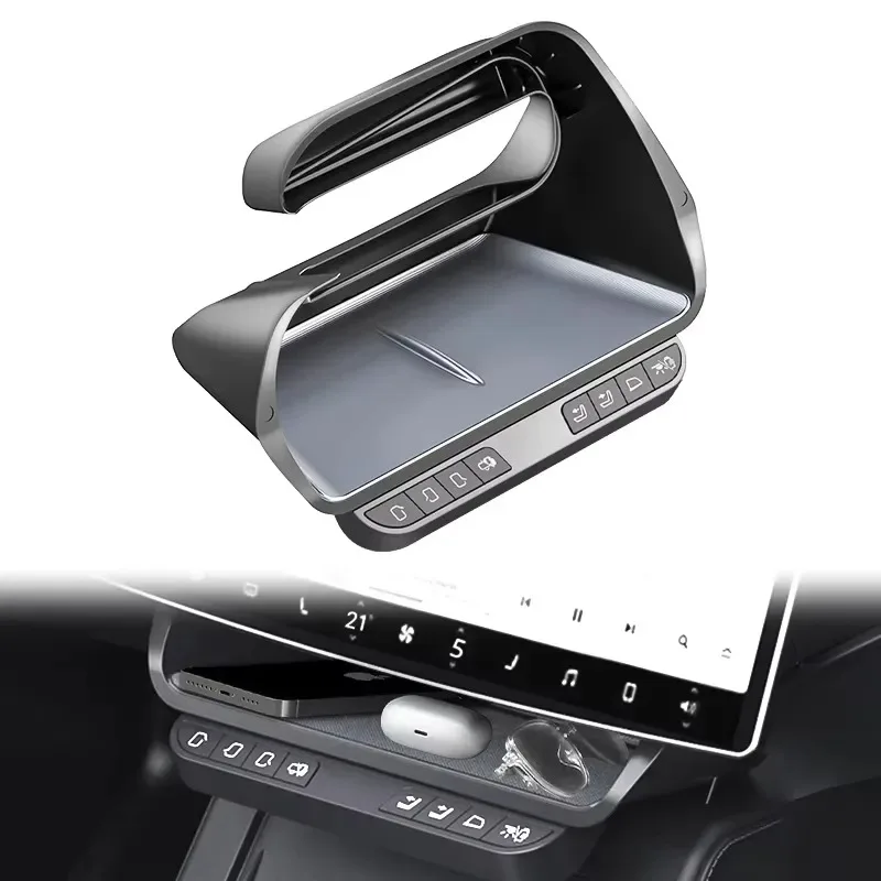 Hot Sale Ruiyyco Centre Display Shelf Smart Button Storage Box Model Y 3 2021-2023 Highland Tissue Holder Dashboard