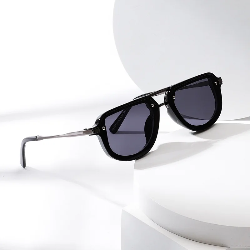 SHAUNA Retro Small Oval Women Luxury Sunglasses Fashion Rivets Blue Green Shades UV400 Men Trending Punk Sun Glasses