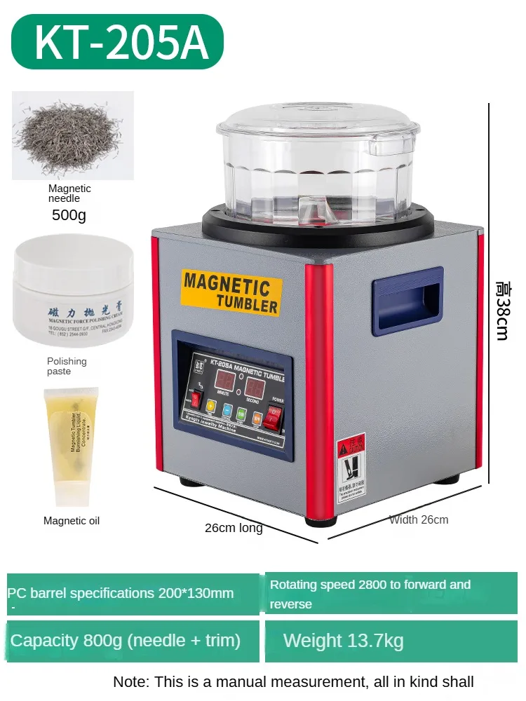 Easy to operate manufacture magnetic tumbler polishing machine jewelry