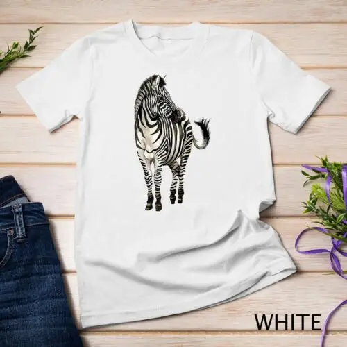 Cute Zebra Safari Animals Wildlife Zoo Animals Gifts Premium Unisex T-shirt