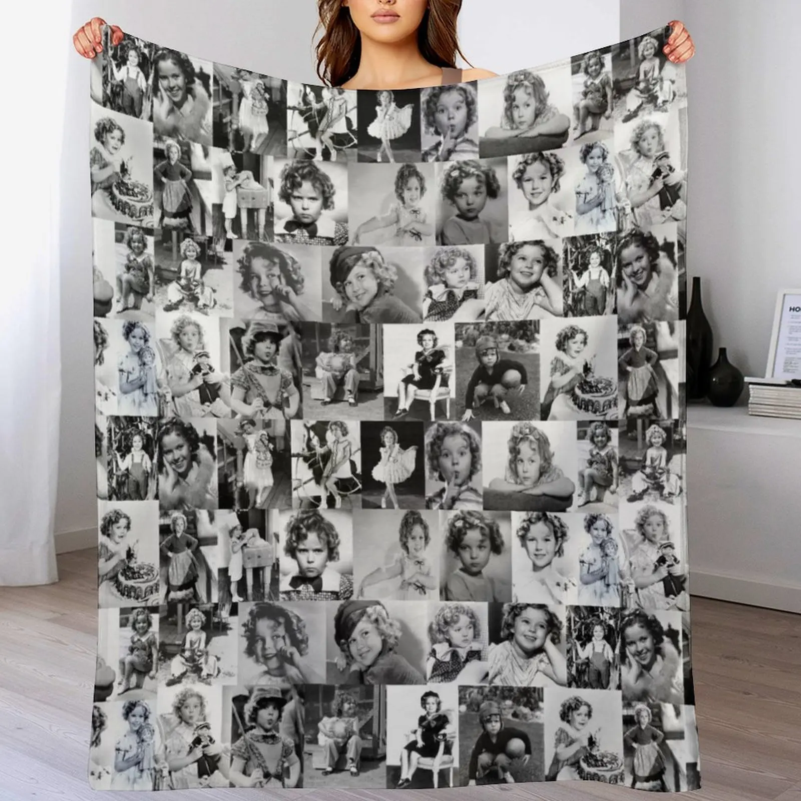 Shirley Temple Collage Throw Blanket Summer Beddings Warm Luxury Brand Thermals For Travel Blankets