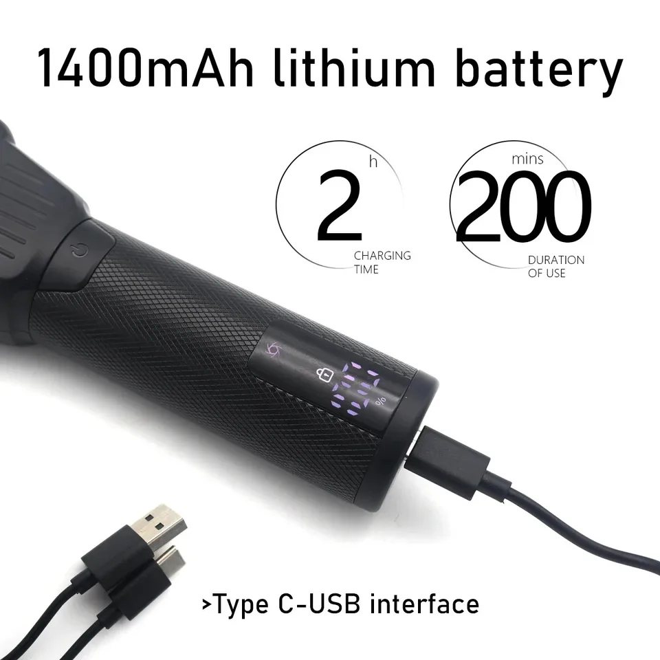WMARK 電気シェーバー 9000RPM メンズ プロ仕様 LEDディスプレイ