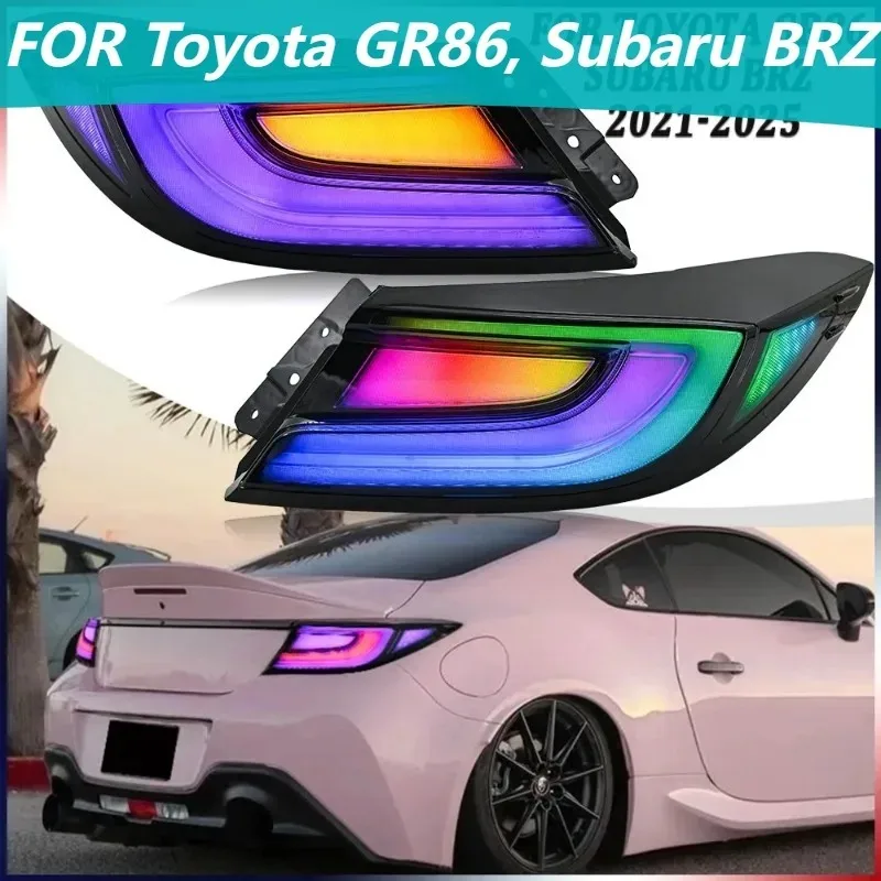 

Для Toyota GR86 для Subaru BRZ 2021-2025 светодиодные задние фонари дымовые линзы Plug and Play Set