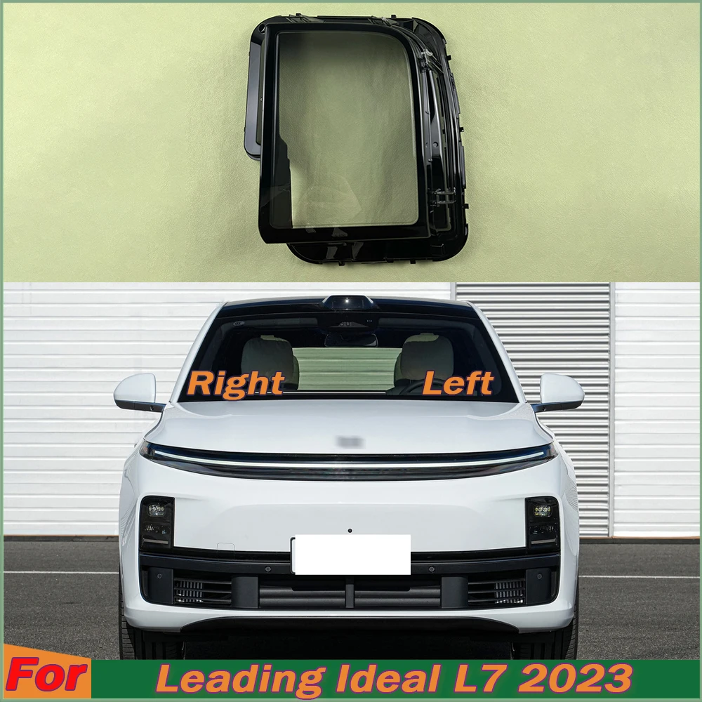 

For Leading Ideal L7 2023 Front Headlight Cover Transparent Lamp Shade Headlamp Lamp Shell Replace Original Lampshade Plexiglass