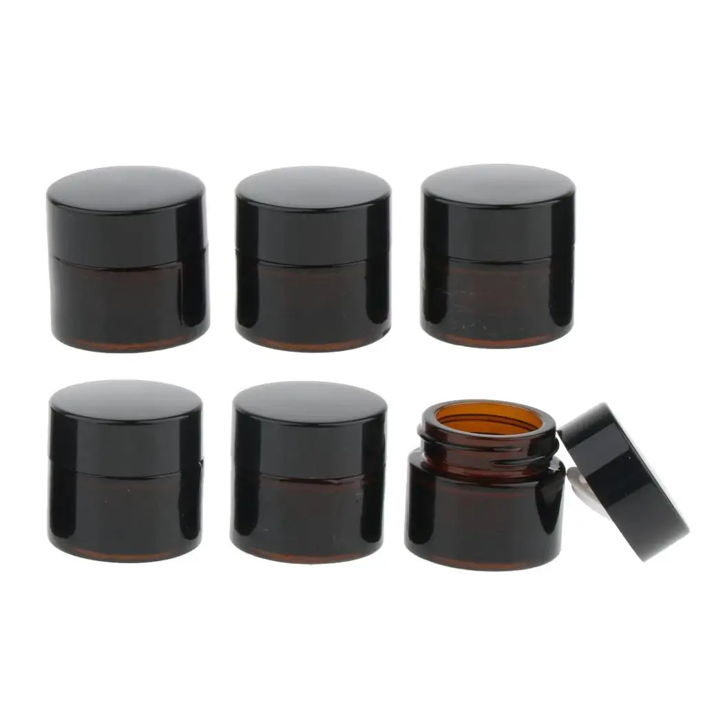 Lot de 6 verres cosmétiques pour cadeaux de cuisine et voyage, 5g