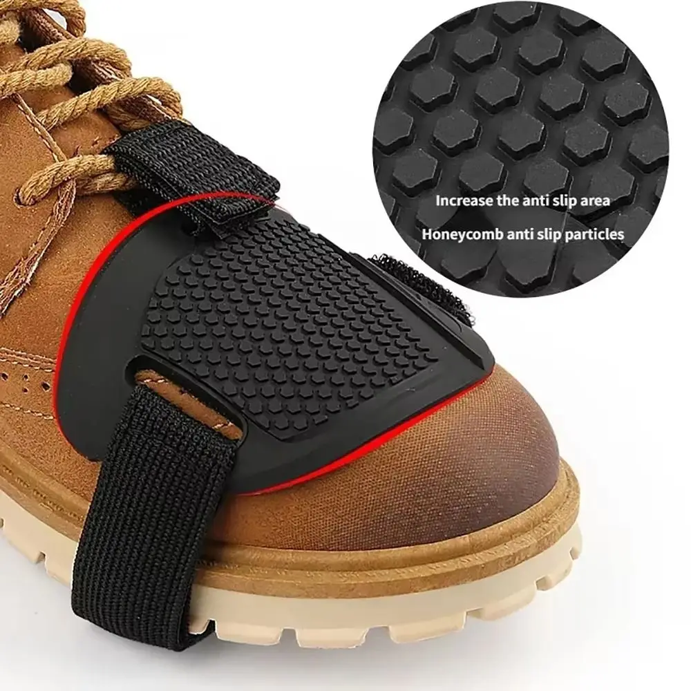 1Pcs Durable Waterproof Motorcycle Shift Pad Anti-slip Rubber Gear Shifter Protector Shoes Protective Cover Men