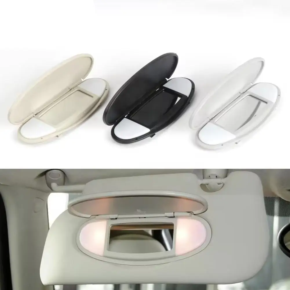 Car Sun Visor Sunshade Panel Housing Vanity Mirror Cover For MINI Cooper S One D JCW R55 R56 R57 R59 R60 Interior Accessori W1R2