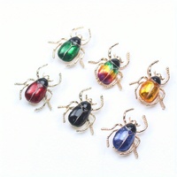 Cute Insect Brooch Creative Seven Star Ladybug Beetle Pin Shirt Coat Coat Cartoon Brooch