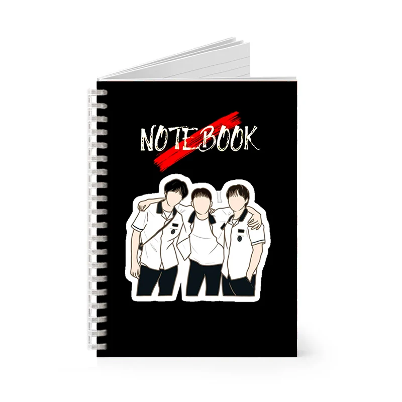 A5 Spiral Notebook Kdrama Note Book - Ruled Line Blank Paper, Weak Hero Class Journal, K-drama Fans Fanart, Korean Drama School