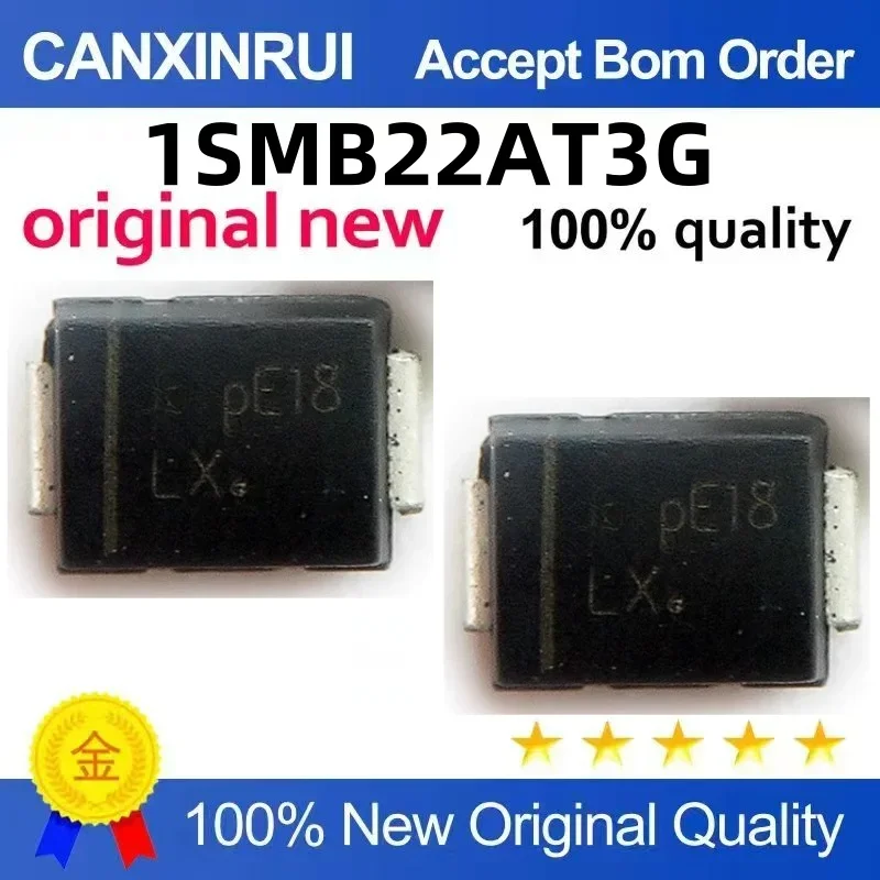 

(5-100 pieces) Brand new stock 1SMB22AT3G ISMB2AT3G printing silk LX DO-214AA