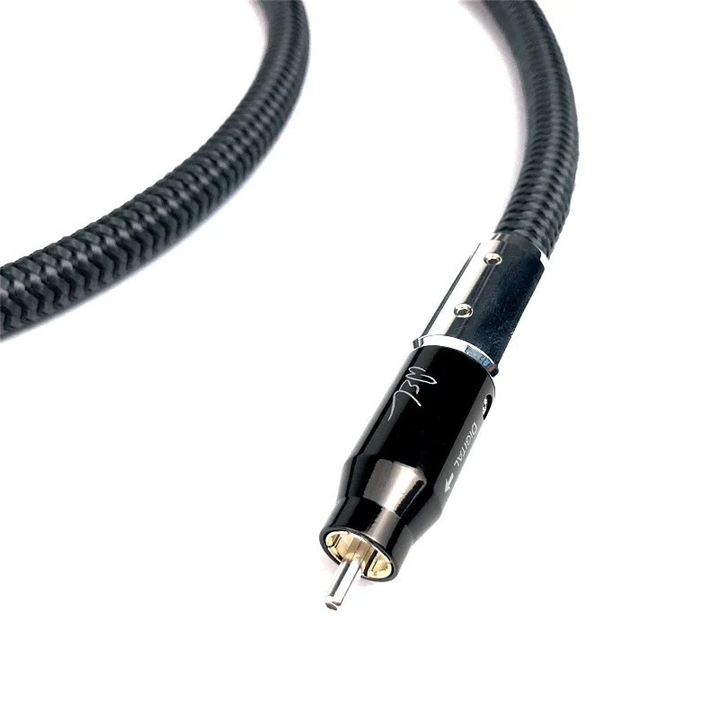 Imagem -06 - Wel Assinatura Rca Cabo Coaxial Digital Perfect-superfície Prata Pss Cabo de Decodificação de Áudio de Alta Fidelidade com Bateria 72v