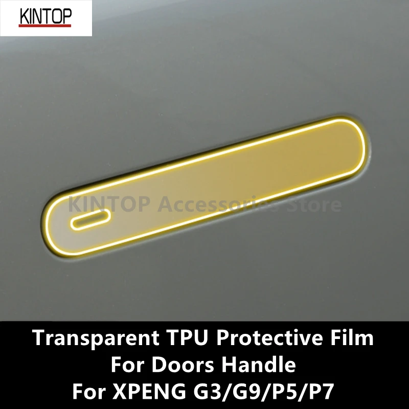 

For XPENG G3/G9/P5/P7 Doors Handle Protective Sticker Anti-scratch Protection Accessories Refit