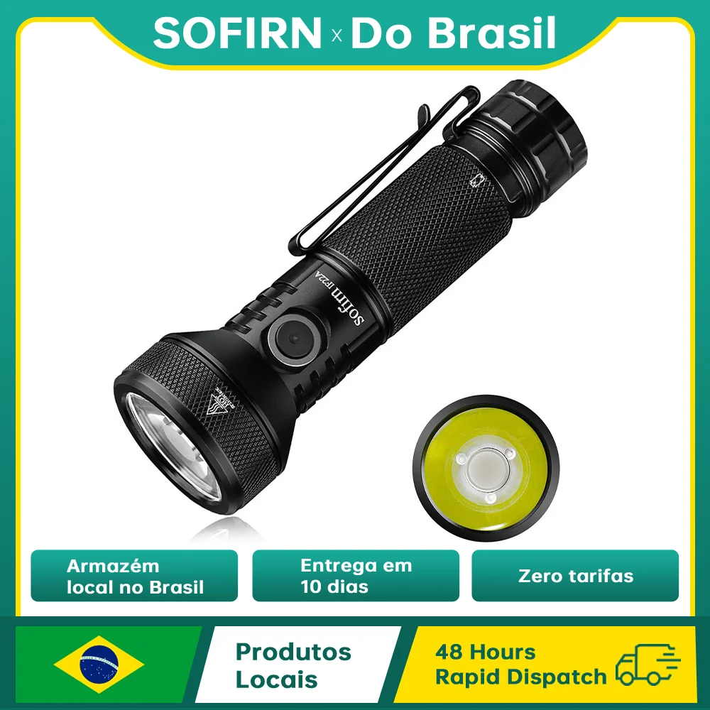 Foto detalhada de Sofirn if22a 2100lm lanterna 21700 luz poderosa sft40 led 629m para bancada de manutencao B2B