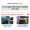 カーラジオ Android プジョー 206 206CC 206SW 2000-2008 7 インチマルチメディア Carplay プレーヤー 2Din ステレオ Autoradio ナビゲーション GPS 6