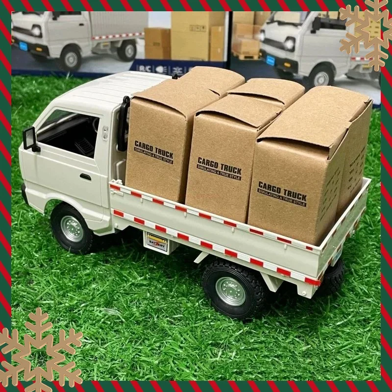 

1:10/1:16 Wpl D12 Rc Car Simulation Drift Climbing Truck Led Light Cargo Rc Electric Toy Model For Boys Christmas Surprise Gifts