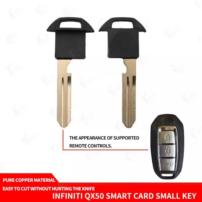 for INFINITI QX50 smart card small key INFINITI Remote control mechanical key embryo