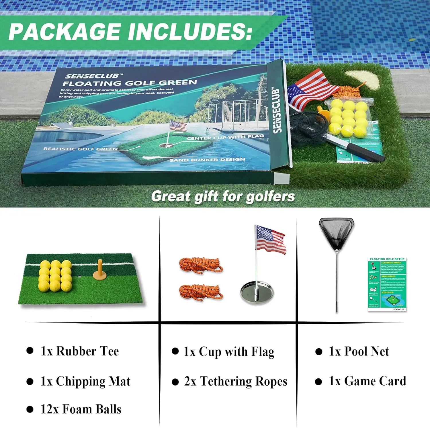 Backyard  Practice Net with Mat, Outdoor  Target with Balls, Funny Golf Games Boys Gifts