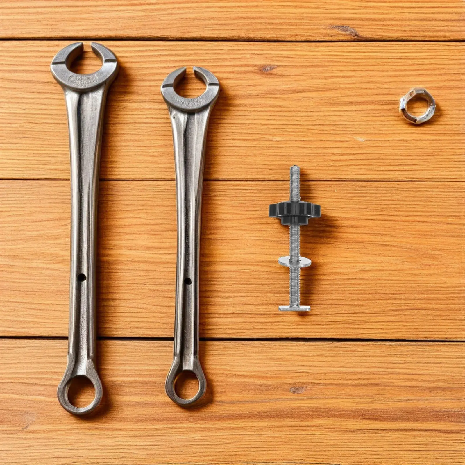 Woodworking Hardware - 4 szt. gałek ślimakowych z gwintem,