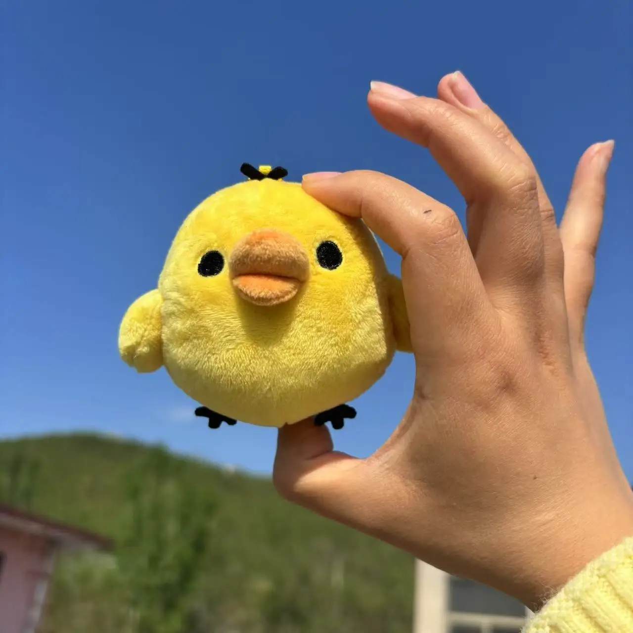 Rilakkuma El pequeño pollo amarillo de mi amigo Rilakkuma llavero de peluche niña cumpleaños Navidad