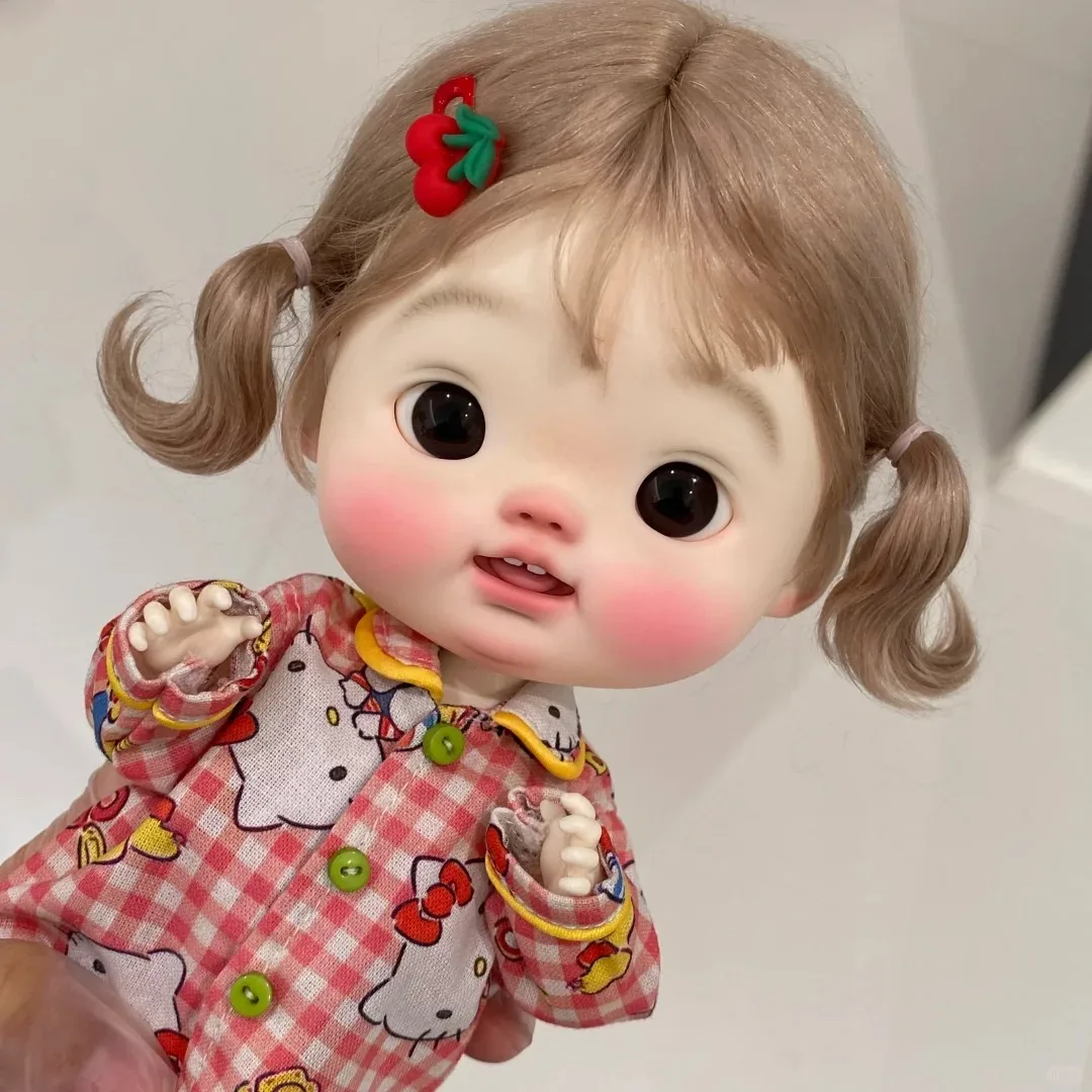 New SD BJD Doll 1/6 Dot Dot Dot Brother Dot Girl Fish Little Cloth SD Doll Cute Joint Movable Resin BB Doll Free Shipping