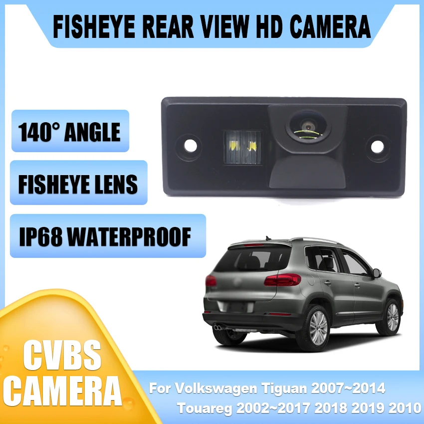 

CCD HD Waterproof Car Rear View Backup Reversing Camera License Plate Light For Volkswagen Tiguan 2007~2014 Touareg 2002~2010