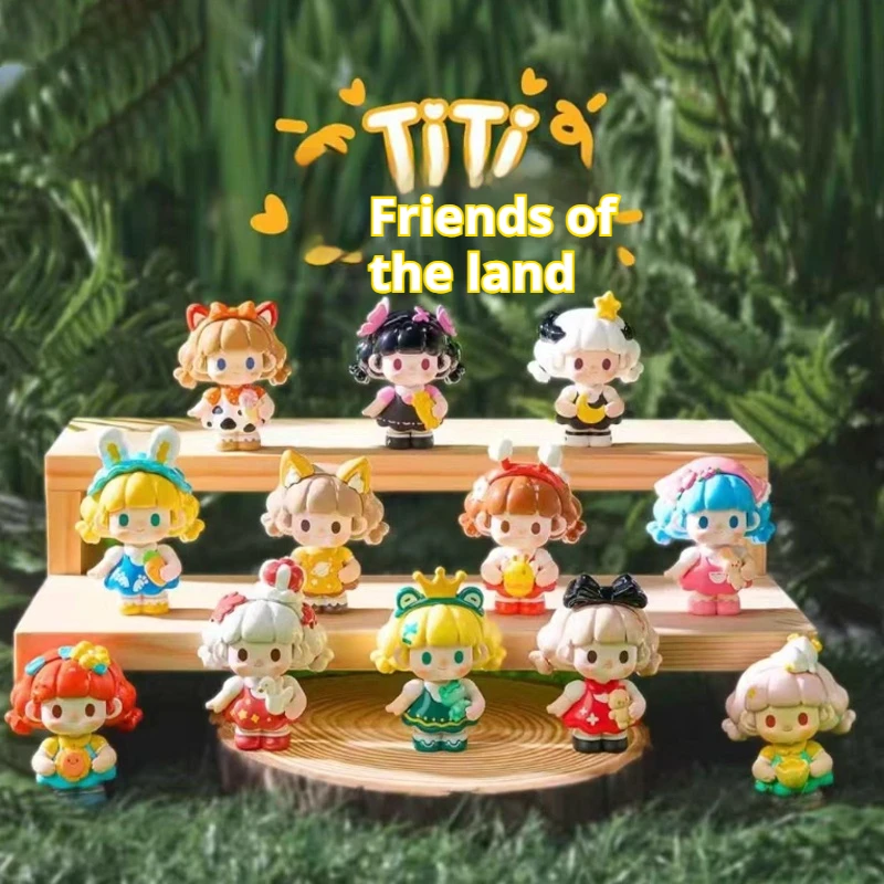 Blind Box Titi en zijn vriend Mini Cute Grain Fashion Trendy Play Blind Box Cute Healing Series Doll Trendy Play Handgemaakt cadeau