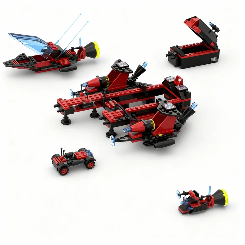 297 個 MOC ソーサー オクシリア スペース スパイリウス モデル ビルディング ブロック 建設 クリスマス ギフト おもちゃ DIY クリエイティブ アイデア 教育 ブリック