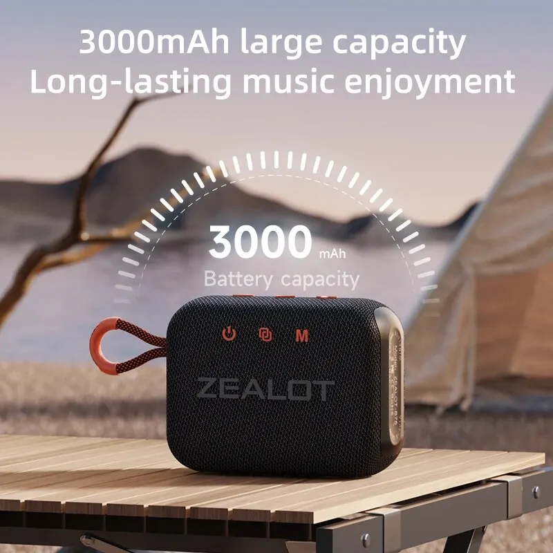 ZEALOT-S75 Outdoor Portable Speaker Dual-Driver Bluetooth Speaker