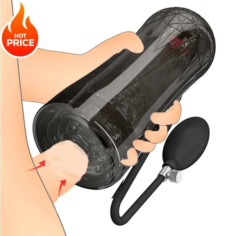 New masturbation man automatic suction oral sex heated vaginal vibrator vulva male masturbation cup adult toy male sex shop 18+