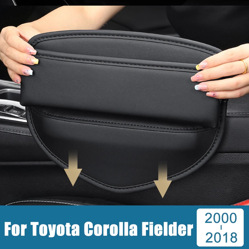 For Toyota Corolla Fielder 2000-2011 2012 2013 2014 2015 2016 2017 2018 Car Seat Crevice Slot Storage Box Gap Bag Built-in Cover