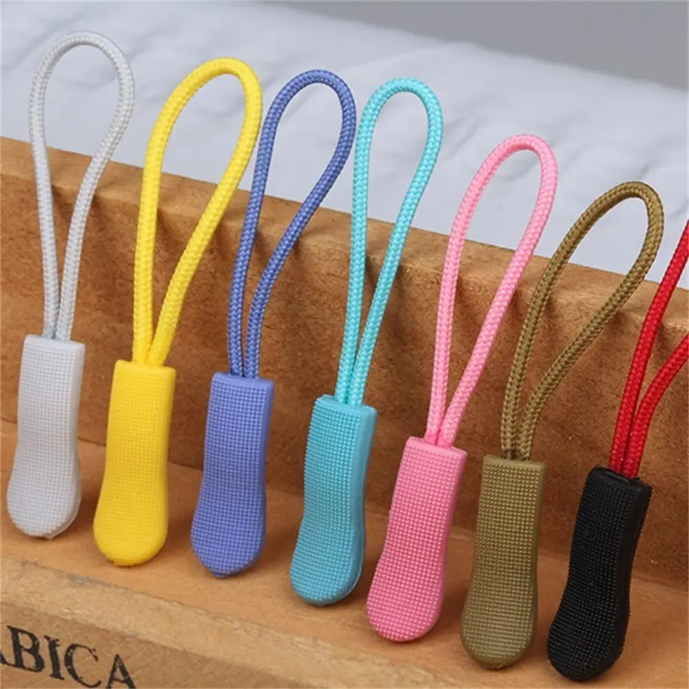 

10Pcs Colorful 10Pcs Clothing Zip Fixer Suitcase Travel Bag Backpack Zipper Pull Cord Zipper Ropes Fixer Zip Cord Zipper Puller