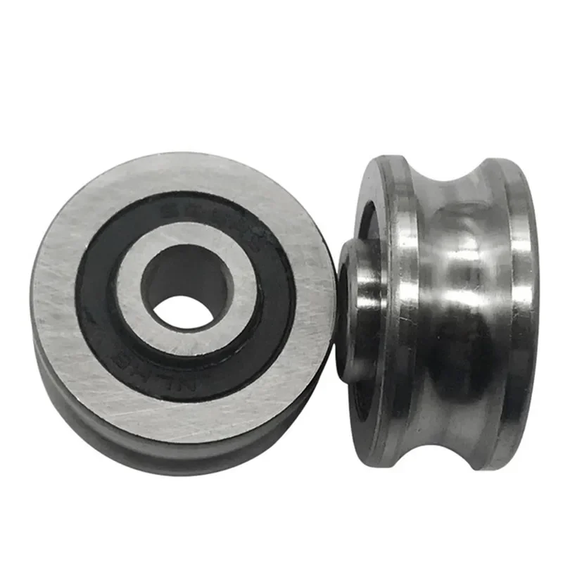 

20pcs/50pcs 6*24*11mm U Groove Bearing Steel Pulley Track Guide Roller Ball Bearing wheel 6x24x11 mm high quality SG20-2RS