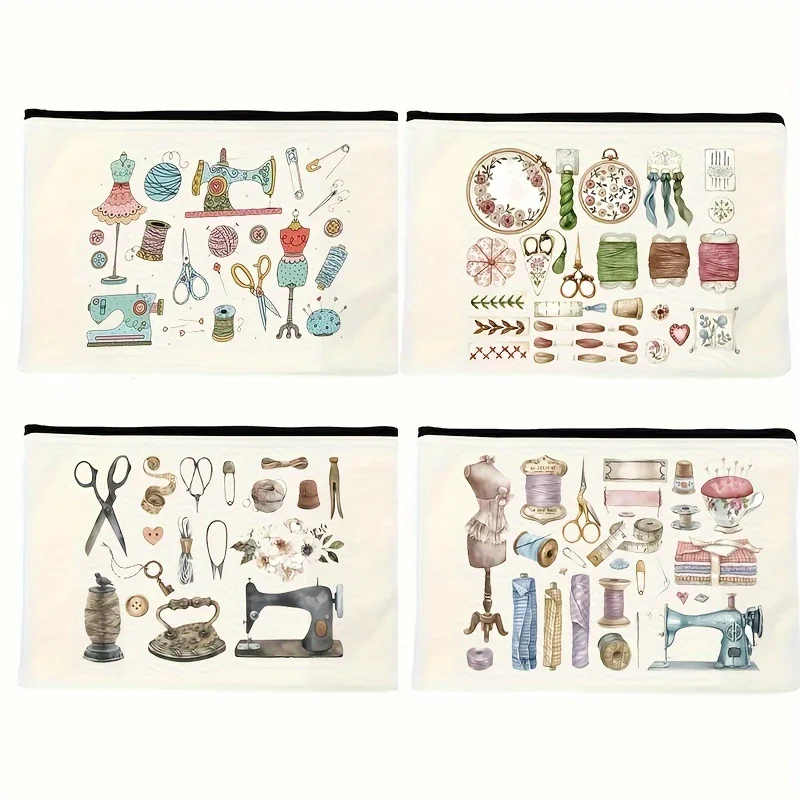 

1pc Of Humorous Sewing Pouch A Gift For Sewing Enthusiasts Zipper Bag For Sewing Tools Travel Storage Bag For Outdoor Use Be
