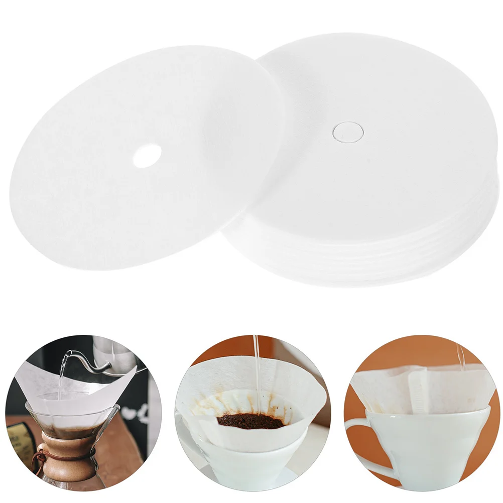 

200pcs Coffee Filter Papers For Drip Coffee Makers Disposable Reusable Pads Vietnamese Style