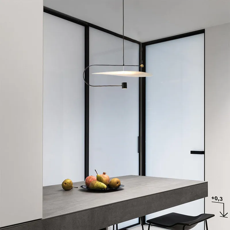 Moderne Designer Led Weiß Acryl Pendelleuchten Schwarz Schmiedeeisen Kronleuchter Wohnzimmer Restaurant Hotel Schlafzimmer Hängelampe