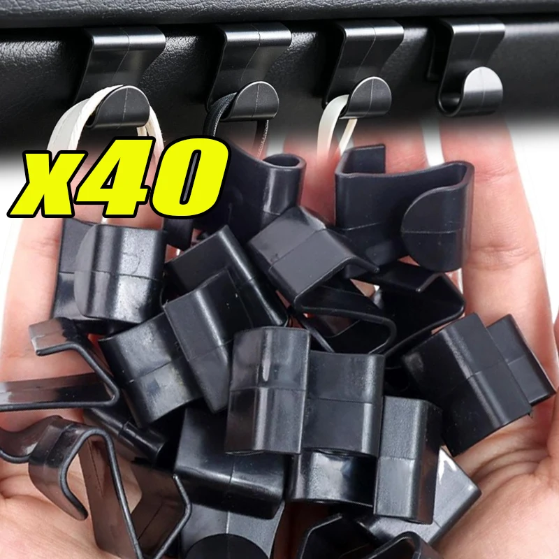 Multifunctional in Car Passenger Side Hook ABS Tailgate Hook Trim Passenger Side Glove Box Hooks Hidden Mini Storage Clip
